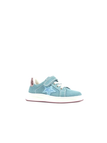 Richter Shoes Leder-Sneakers in Hellblau