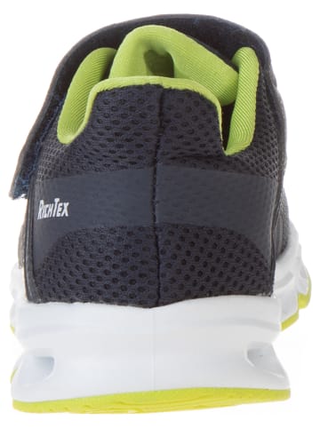 Richter Shoes Sneakersy w kolorze granatowo-limonkowym