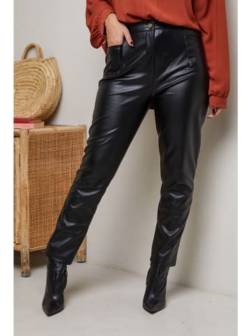 Plus Size Company Spodnie "Biel" w kolorze czarnym