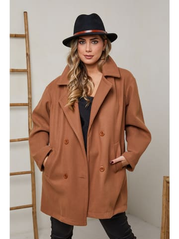 Plus Size Company Tussenmantel "Bristol" camel