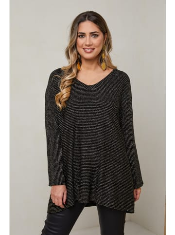 Plus Size Company Sweter "Daliah" w kolorze czarnym
