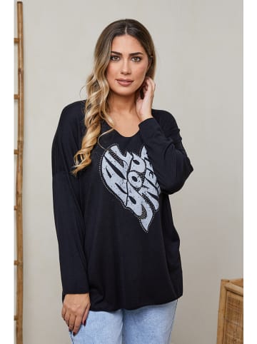 Plus Size Company Sweter "Elinor" w kolorze czarnym