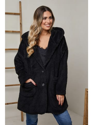 Plus Size Company Płaszcz zimowy "Itsak" w kolorze czarnym