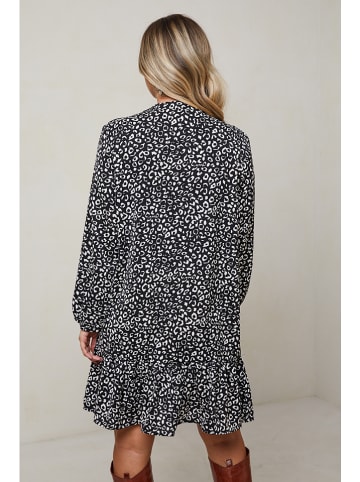 Plus Size Company Sukienka "Linoa" w kolorze czarno-białym