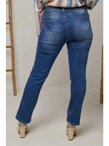 Plus Size Company Dżinsy "Maily" - Comfort fit - w kolorze niebieskim
