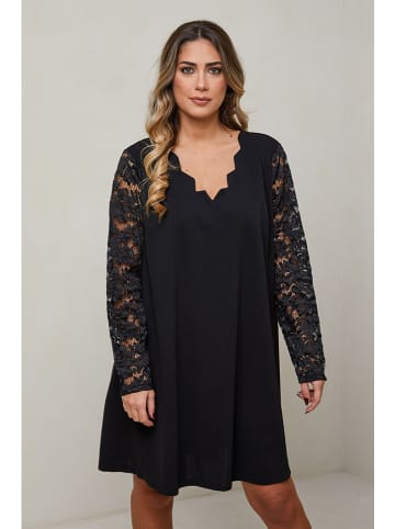 Plus Size Company Sukienka "Nessa" w kolorze czarnym