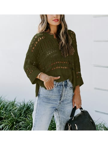 LA Angels Sweter w kolorze khaki