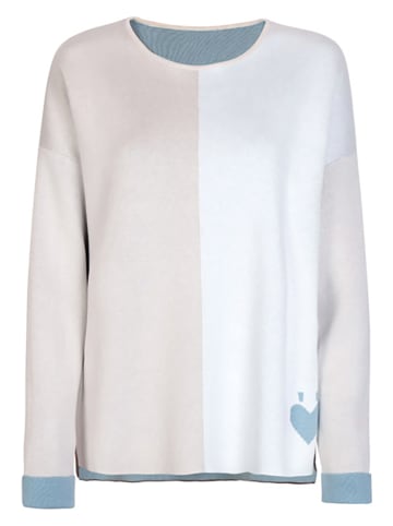 LIEBLINGSSTÜCK Sweter w kolorze biało-beżowo-jasnobrązowym
