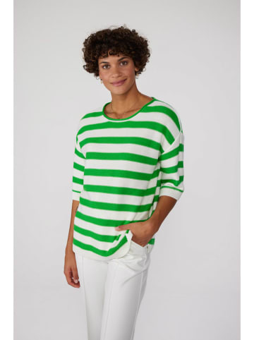 LIEBLINGSSTÜCK Sweter w kolorze zielono-białym