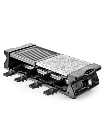 KITCHENCOOK Raclette "Alpes" in Schwarz - (B)53,5 x (H)27 x (T)32,5 cm