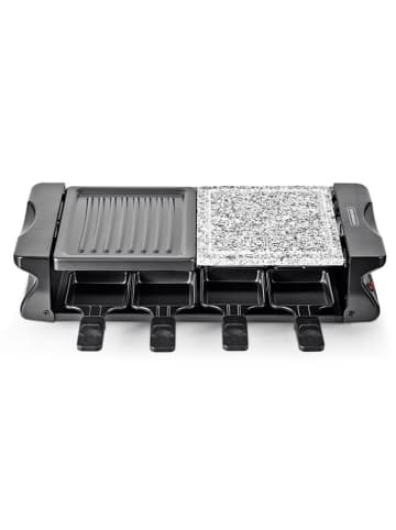 KITCHENCOOK Raclette "Alpes" in Schwarz - (B)53,5 x (H)27 x (T)32,5 cm