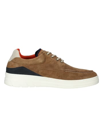 Bullboxer Skórzane sneakersy w kolorze brązowym