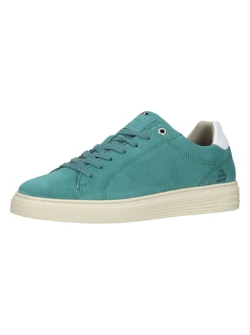 Bullboxer Skórzane sneakersy w kolorze miętowym