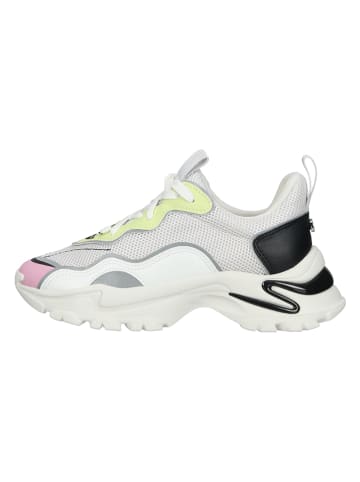 Steve Madden Sneakers wit/geel/lichtroze