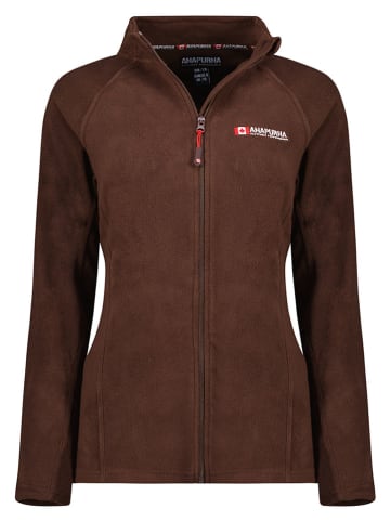 ANAPURNA Kurtka polarowa "Tonneau" w kolorze brązowym