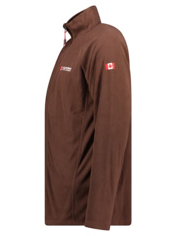 ANAPURNA Kurtka polarowa "Tonneau" w kolorze brązowym