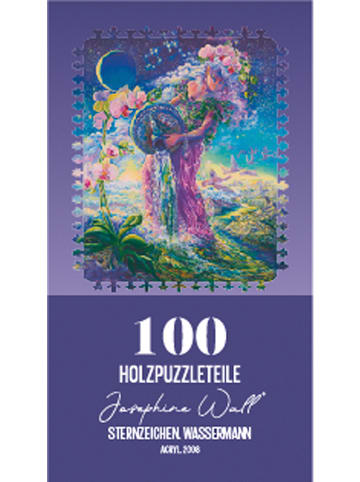HCM 100tlg. Holzpuzzle "Sternzeichen Wassermann" - ab 8 Jahren