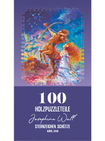 HCM 100-częściowe drewniane puzzle "Zodiac sign Sagittarius" - 12+