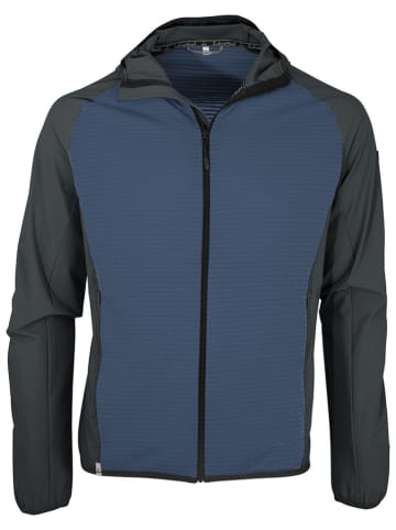 Maul Sport Fleecejacke "Lermoos" in Schwarz/ Dunkelblau