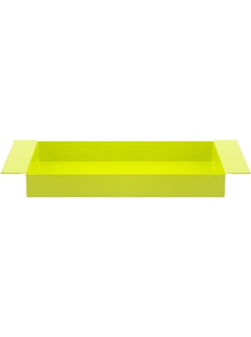 Remember Tablett "Lime" in Limette - (L)32,5 x (B)18 x (H)3,5 cm