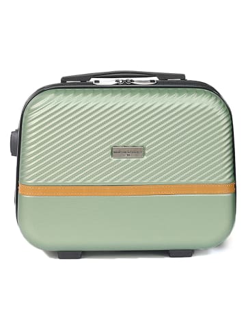 maison héritage PARIS Beautycase "Opera" groen - (B)30 x (H)23 x (D)16 cm