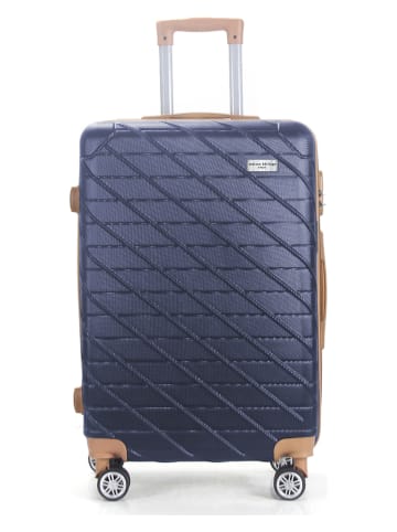maison héritage PARIS Hardcase-Trolley "Saint Germain" in Dunkelblau - (B)34 x (H)55 x (T)22 cm