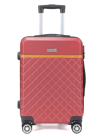 maison héritage PARIS Hardcase-Trolley "Odeon" in Rot - (B)34 x (H)55 x (T)22 cm