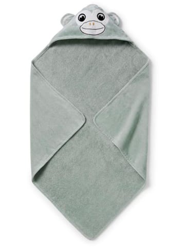 Elodie Details Ręcznik kąpielowy w kolorze zielonym z kapturem - 80 x 80 cm