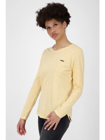 alife and kickin Koszulka "LeaAK B" w kolorze żółtym