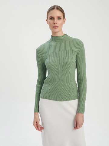 BGN Sweter w kolorze jasnozielonym