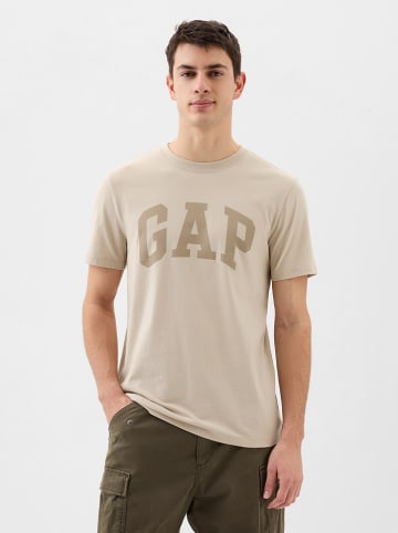 GAP 2er-Set: Shirts in Schwarz/ Beige