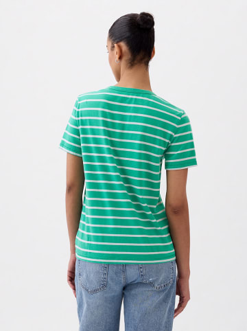 GAP Shirt groen/wit