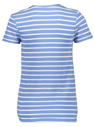 GAP Koszulka w kolorze błękitno-białym