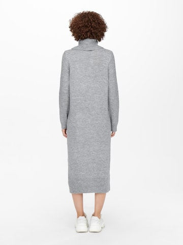 ONLY Gebreide jurk grijs