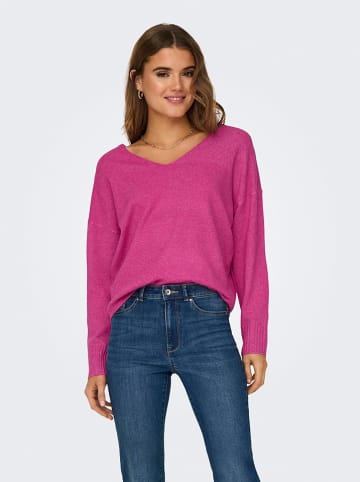 ONLY Sweter w kolorze różowym