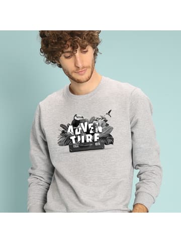 WOOOP Sweatshirt "Adventure" grijs