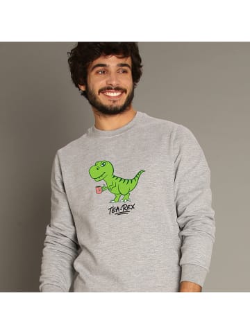 WOOOP Sweatshirt "The rex" in Grau