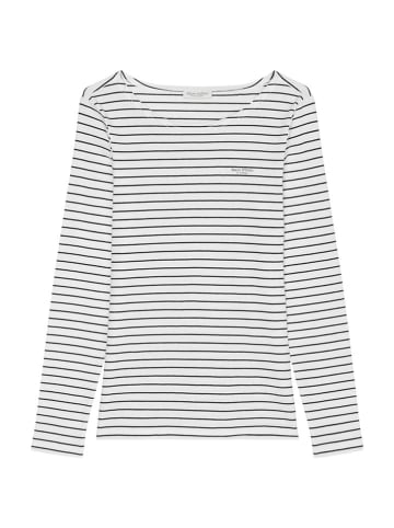 Marc O´Polo Longsleeve wit/zwart