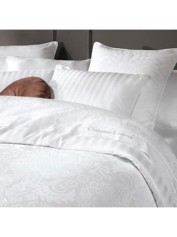 CXL by Christian Lacroix 2-delige set: satijnen beddengoedsets wit