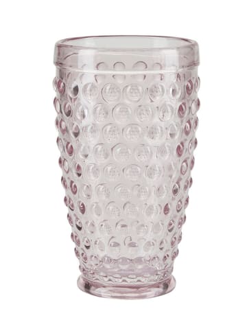 Bahne Glas in Rosa - (H)15 x Ø 8,5 cm