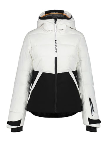 Icepeak Ski-/ Snowboardjacke "Electra" in Weiß/ Schwarz