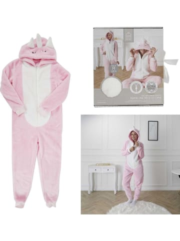 The Home Deco Kids Pyjama in Rosa/ Weiß