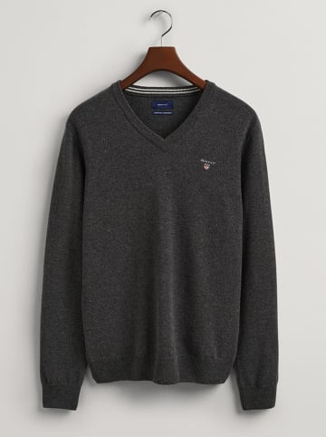 Gant Wełniany sweter w kolorze szarym