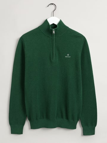 Gant Sweter w kolorze zielonym