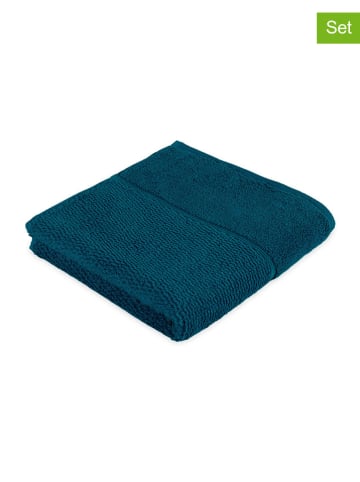 Möve for Frottana 3-delige handdoekenset "Pearl" donkerblauw