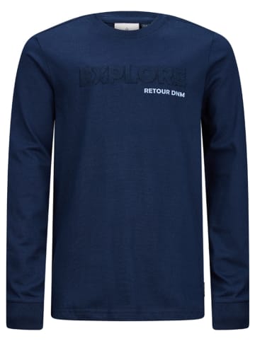 Retour Longsleeve "George" donkerblauw