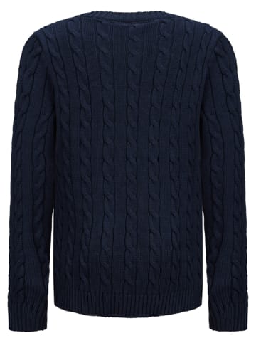 Retour Sweter "Simon" w kolorze granatowym