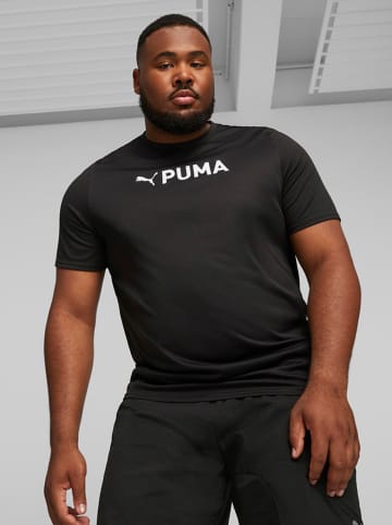 Puma Koszulka "Fit" w kolorze czarnym