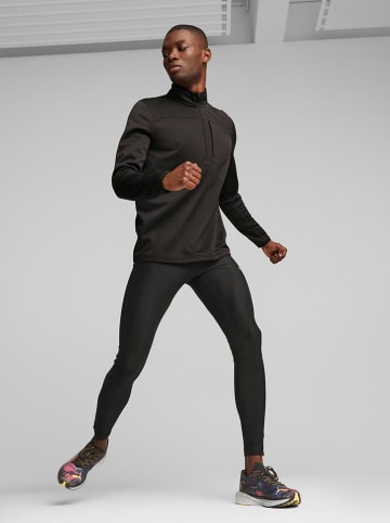 Puma Koszulka funkcyjna "Run" w kolorze czarnym