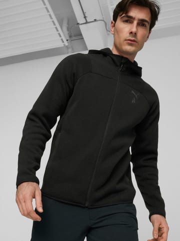 Puma Fleecejacke "Seasons" in Schwarz